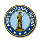 United States Army National Guard Seal Circle Magnet (5") - Military Republic