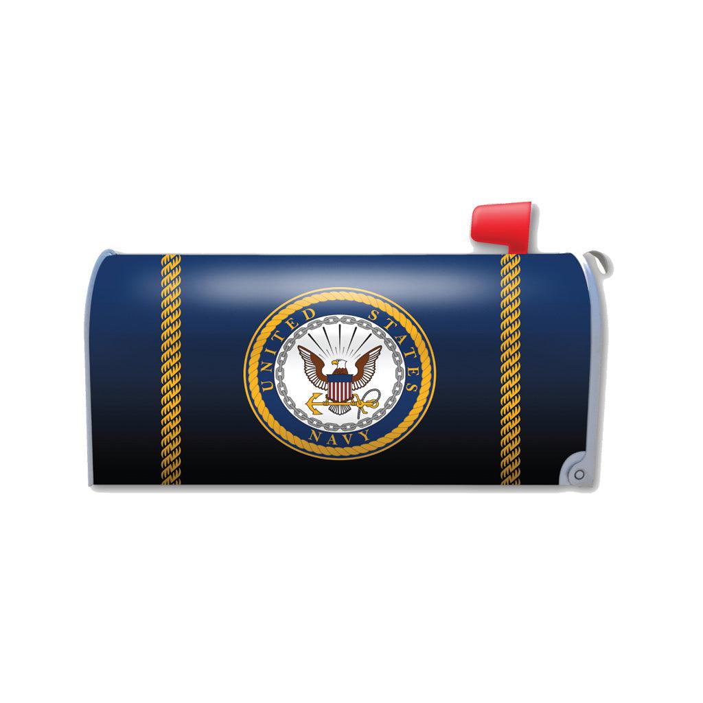 United States Navy Home of a Navy Veteran Mailbox Cover Magnet (21" x 18.38") - Military Republic