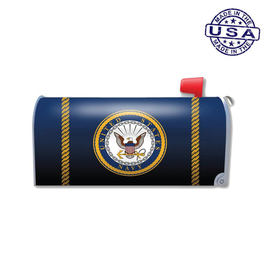 United States Navy Home of a Navy Veteran Mailbox Cover Magnet (21" x 18.38") - Military Republic