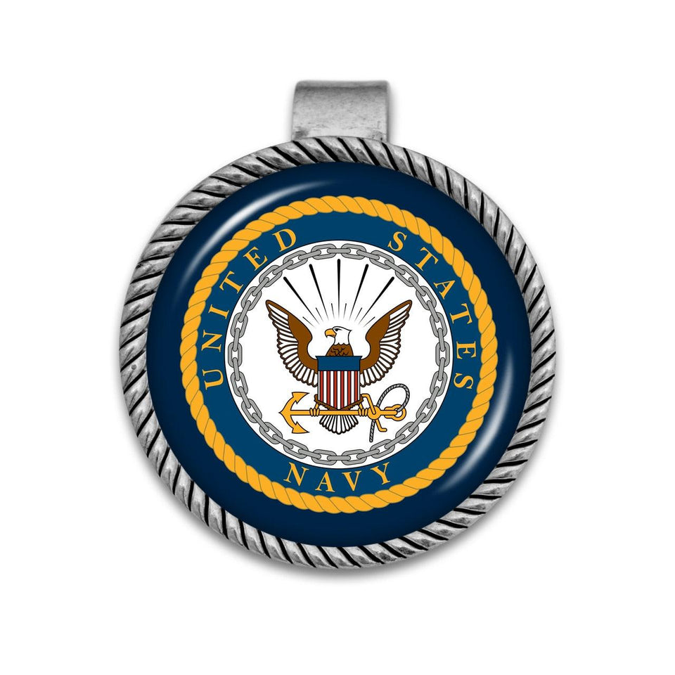 U.S. Navy Visor Clip with Navy Seal - Military Republic