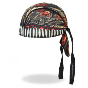Native American Headdress Premium Head Wrap - Military Republic