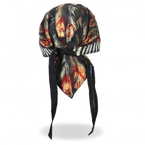 Native American Headdress Premium Head Wrap - Military Republic