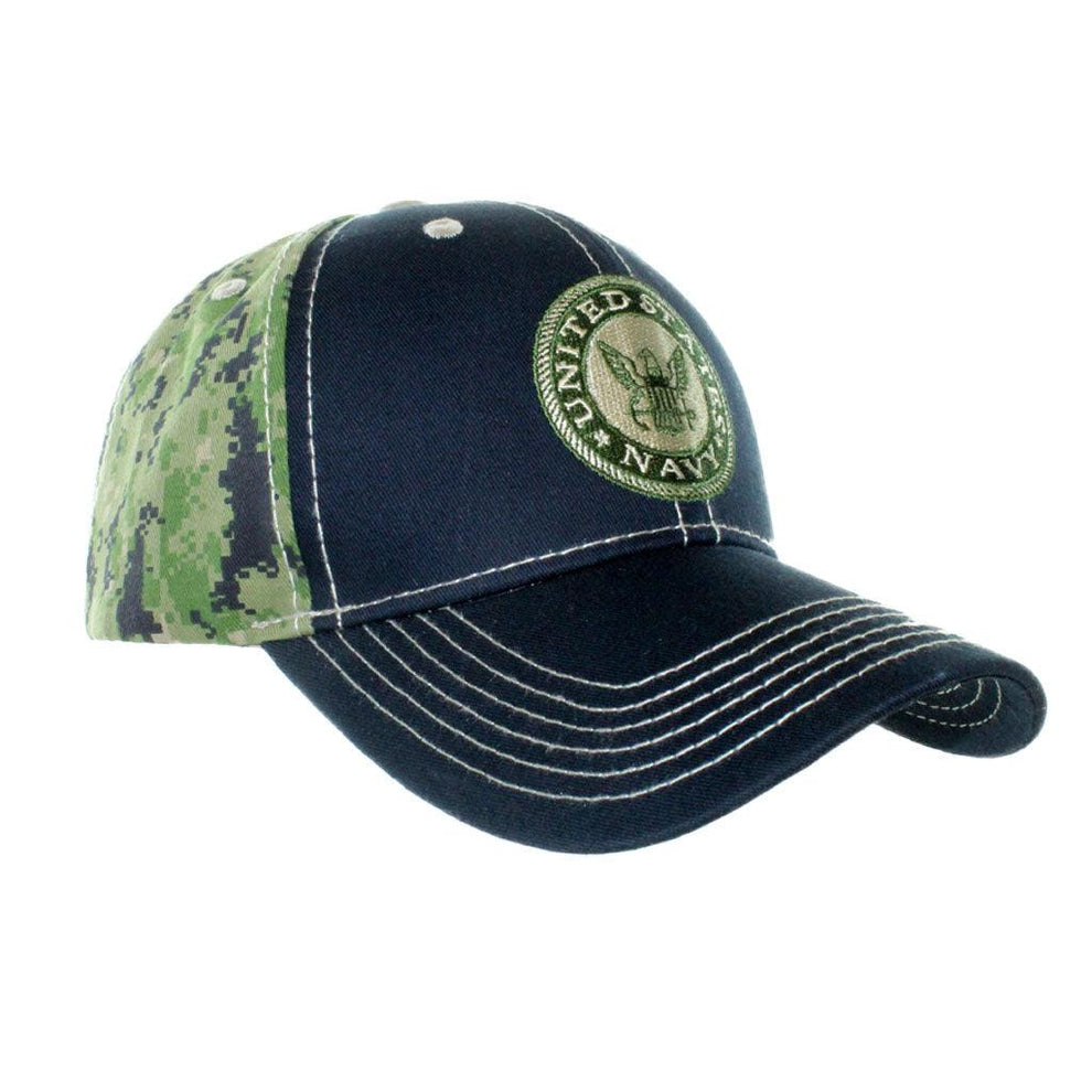 United States Navy Cap - Green on Camo – Military Republic