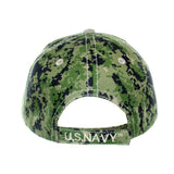 United States Navy Cap - Green on Camo - Military Republic
