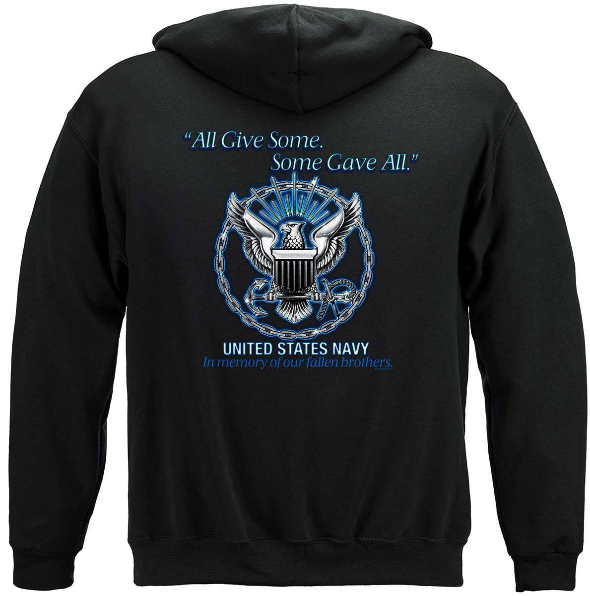 Navy All Gave Some Hoodie - Military Republic