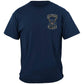 Navy Eagle On Stone Premium T-Shirt - Military Republic