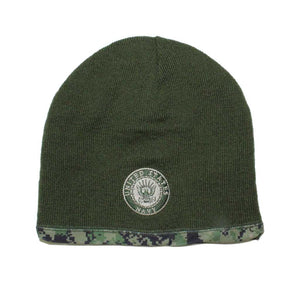 U.S. Navy Reversible Green Camo Beanie - Military Republic