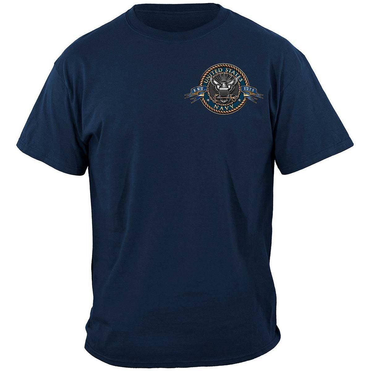 US Navy Badge The Sea Is Ours T-Shirt - Military Republic
