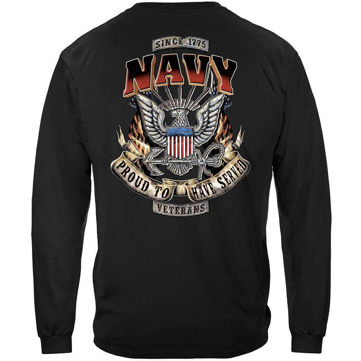 Navy Veteran Long Sleeve - Military Republic