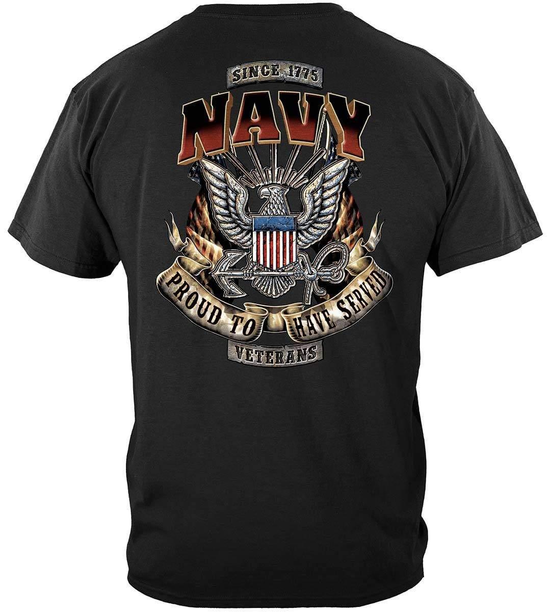 Navy Veteran Hoodie - Military Republic