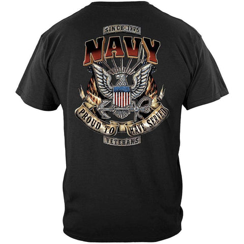 Navy Veteran T-Shirt - Military Republic