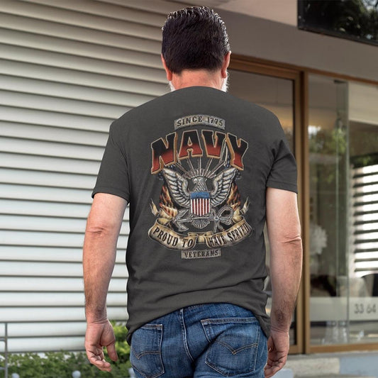 Navy Veteran T-Shirt - Military Republic