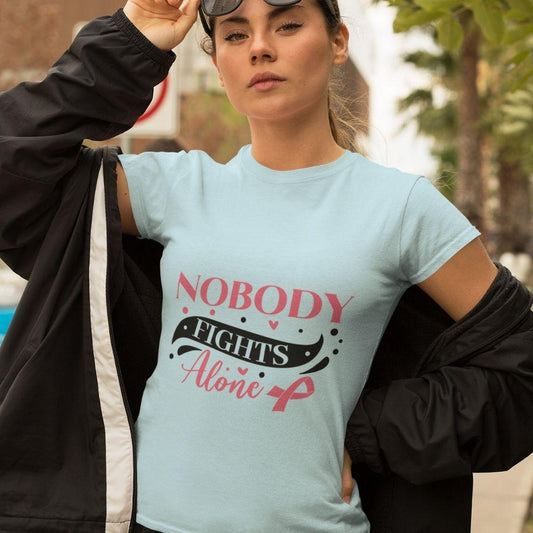 Nobody Fights Alone T-shirt - Military Republic