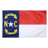 North Carolina State Nylon Outdoors Flag- Sizes 2' to 10' Length - Military Republic