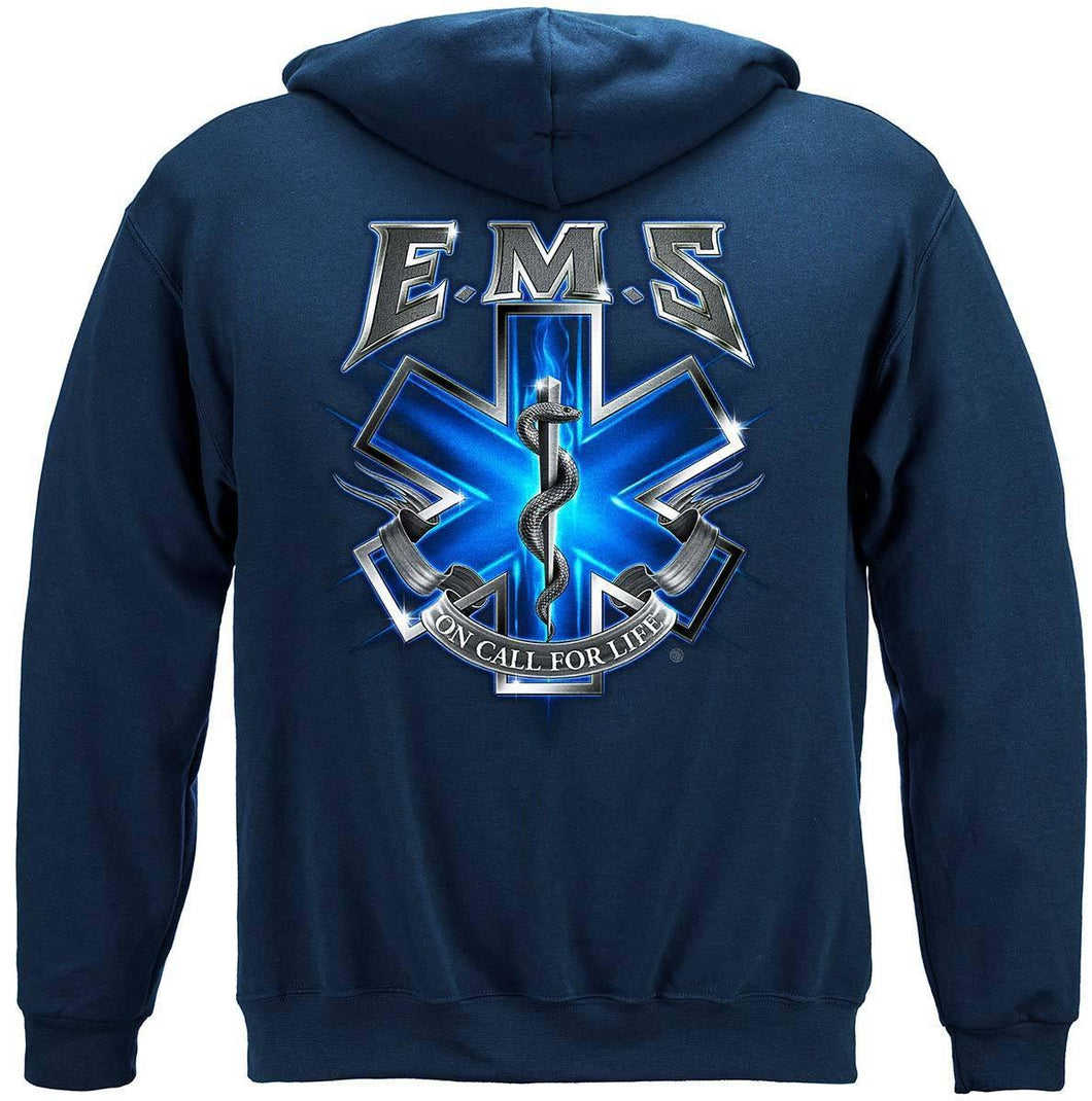 On Call For Life EMS Hoodie - Military Republic