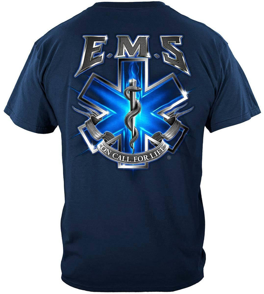 On Call For Life EMS Hoodie - Military Republic