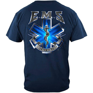 On Call For Life EMS Navy Long Sleeve - Military Republic