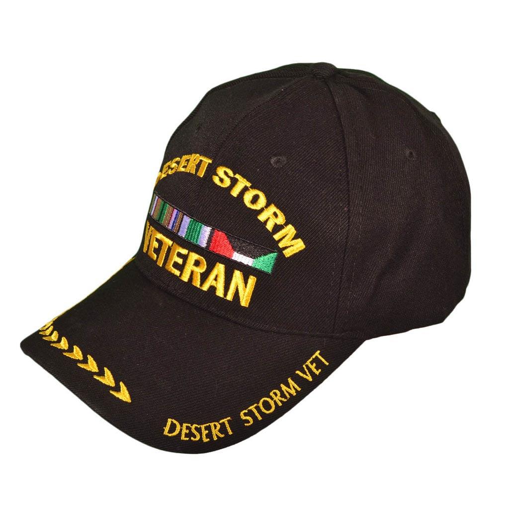 US Military Operation Desert Storm Veteran Black Cap - Military Republic