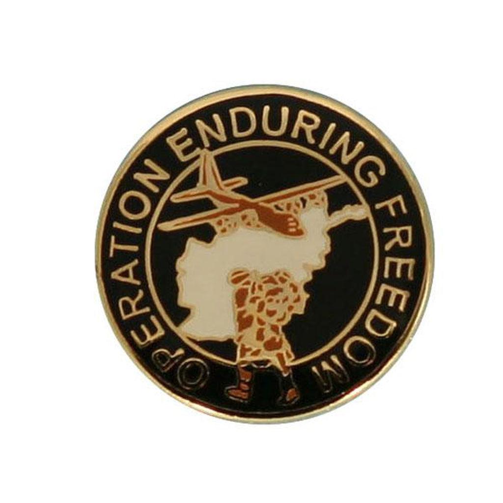 Operation Enduring Freedom 7/8" Lapel Pin - Military Republic