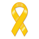 United States Patriotic Plain Yellow Ribbon Magnet (3.88" x 8") - Military Republic