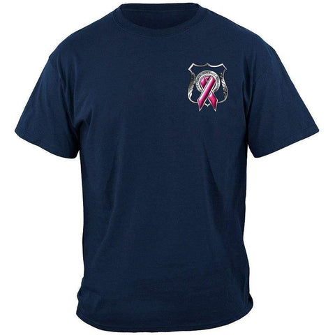 POLICE fight for a Cure- Cancer Awareness T-Shirt - Military Republic