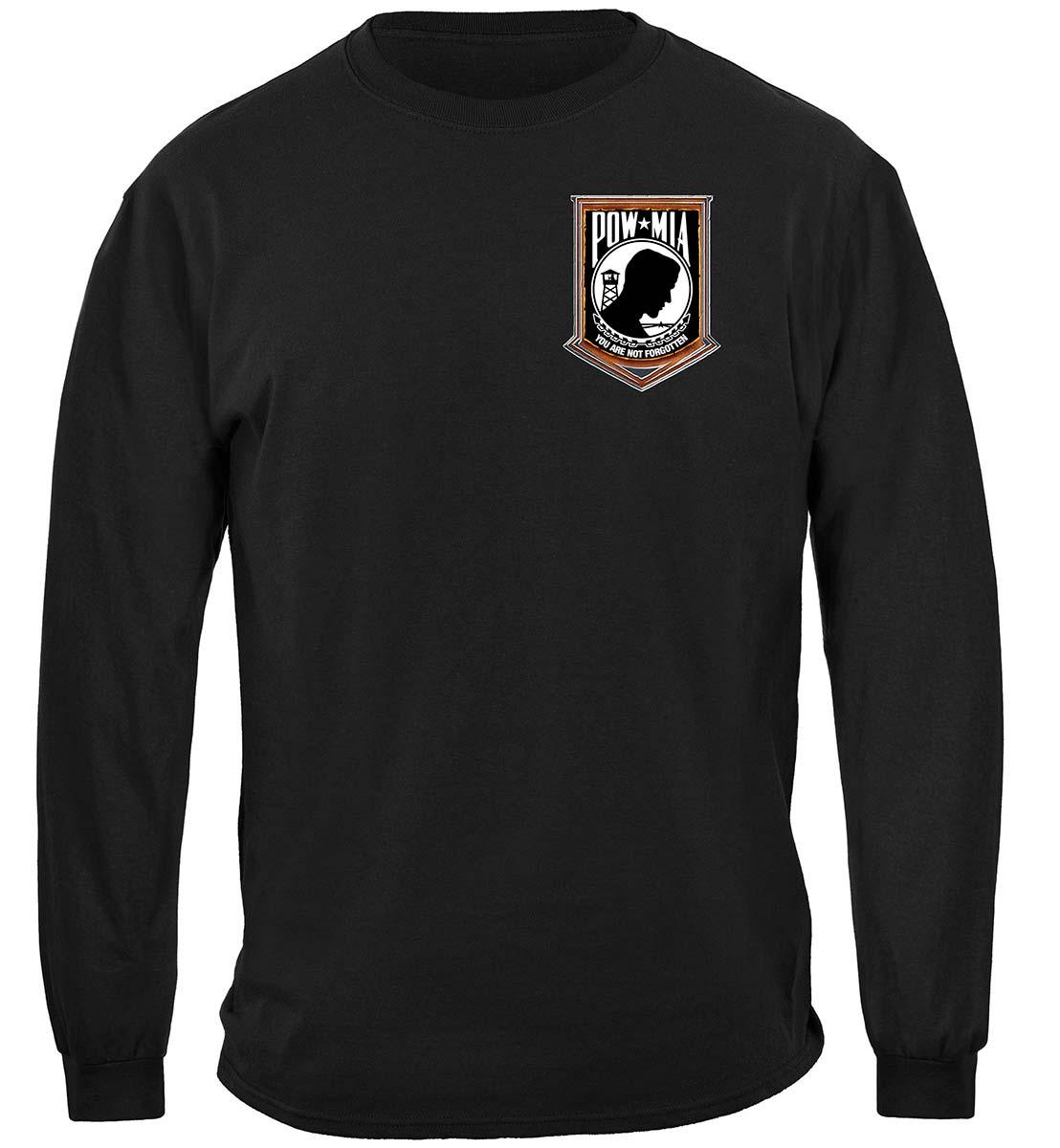 POW-MIA Chrome Wings Premium Hoodie - Military Republic