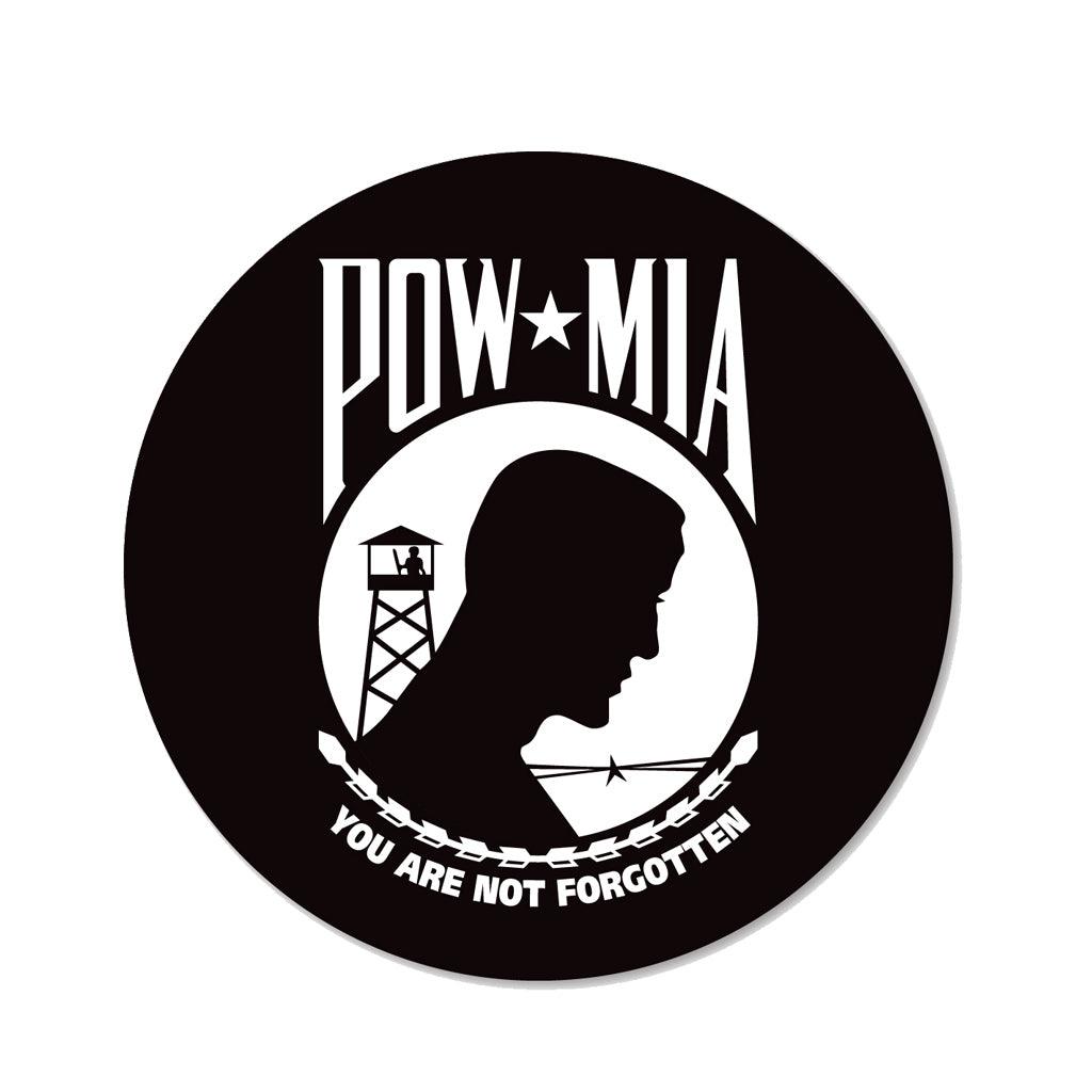 United States Patriotic Pow Mia Large Seal Sticker (11.5") - Military Republic