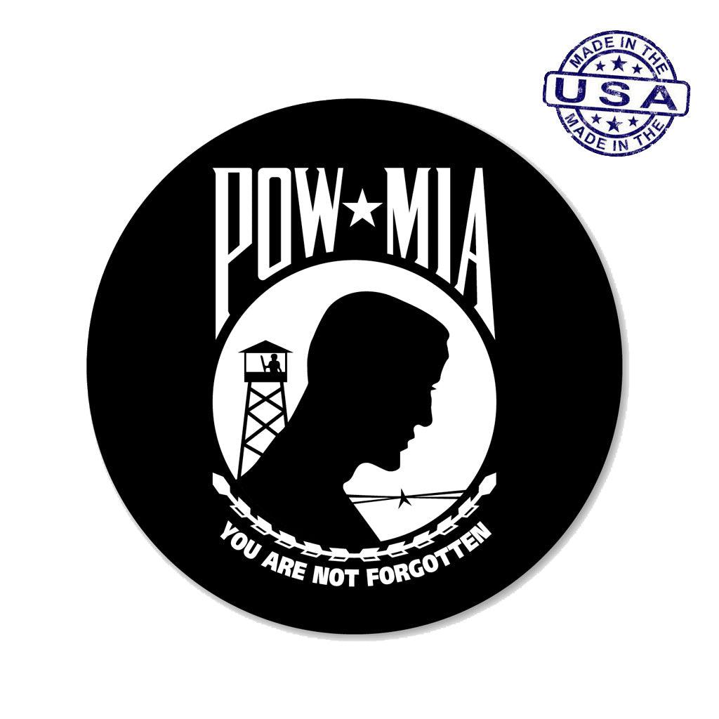 United States Patriotic Pow Mia Seal Magnet (5") - Military Republic