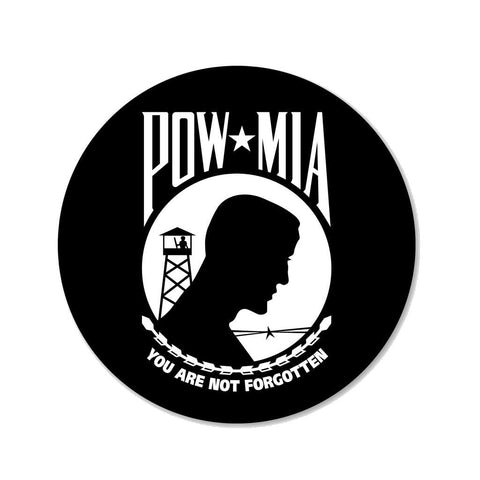 United States Patriotic Pow Mia Seal Magnet (5") - Military Republic