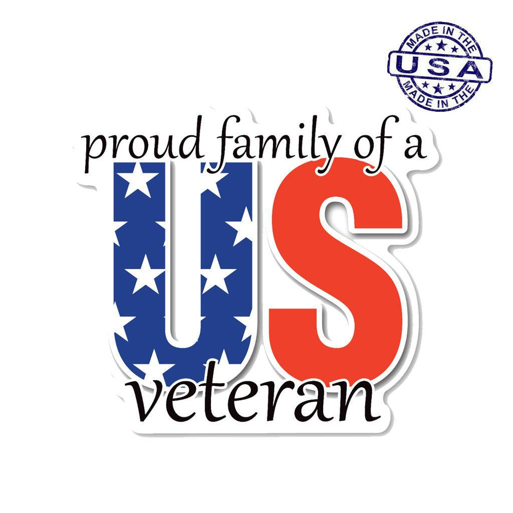 United States Proud Family of a US Veteran Magnet (4.88