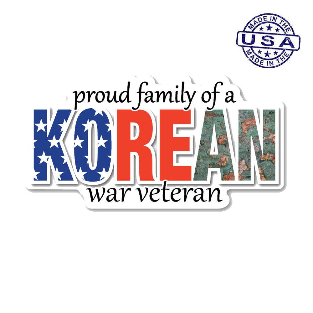 United States Proud Family of Korean Veteran Magnet (6