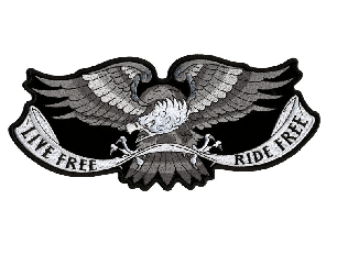 Patch Live Free Eagle 4" - Military Republic