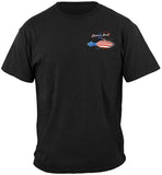 Patriotic Striped Bass Fishing T-Shirt - Military Republic