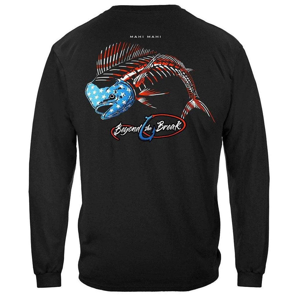 United States Patriotic Mahi Mahi Premium Long Sleeve - Military Republic