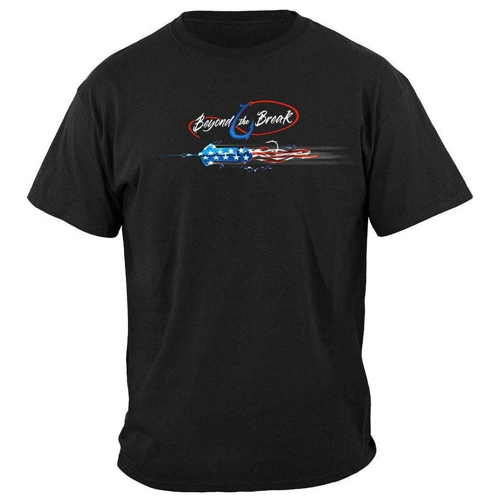 United States Patriotic Marlin Premium T-Shirt - Military Republic