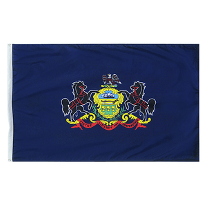Pennsylvania State Nylon Outdoors Flag- Sizes 2' to 10' Length - Military Republic