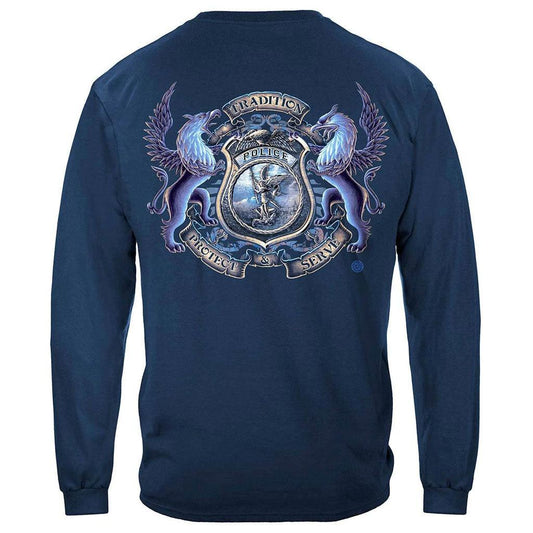 United States Police Coat of Arms Premium Long Sleeve - Military Republic