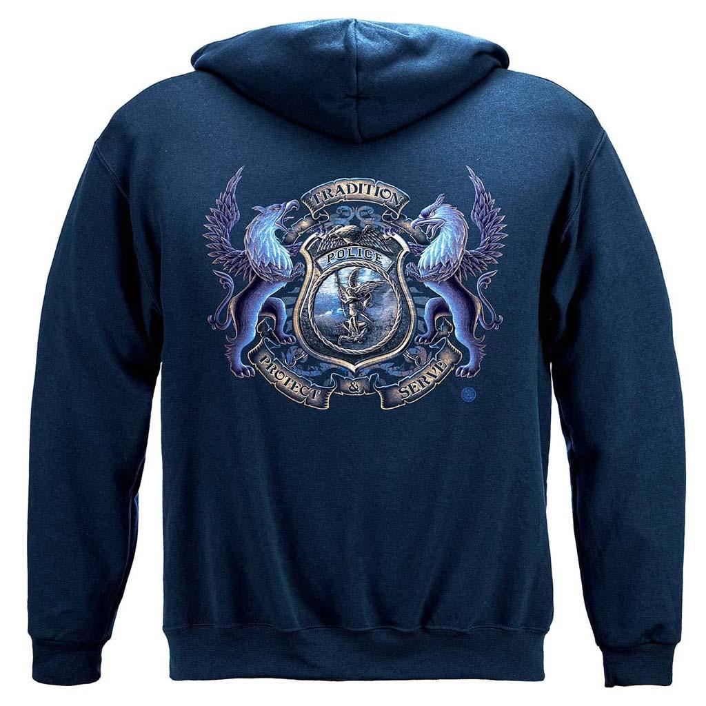 United States Police Coat of Arms Premium Long Sleeve - Military Republic