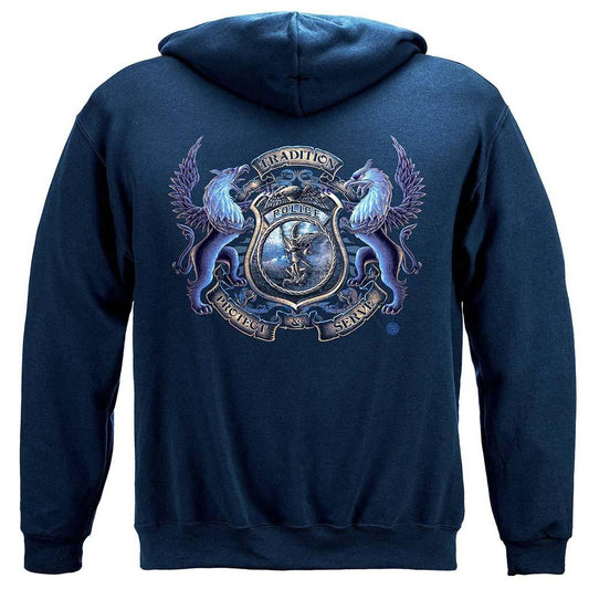 United States Police Coat of Arms Premium Hoodie - Military Republic