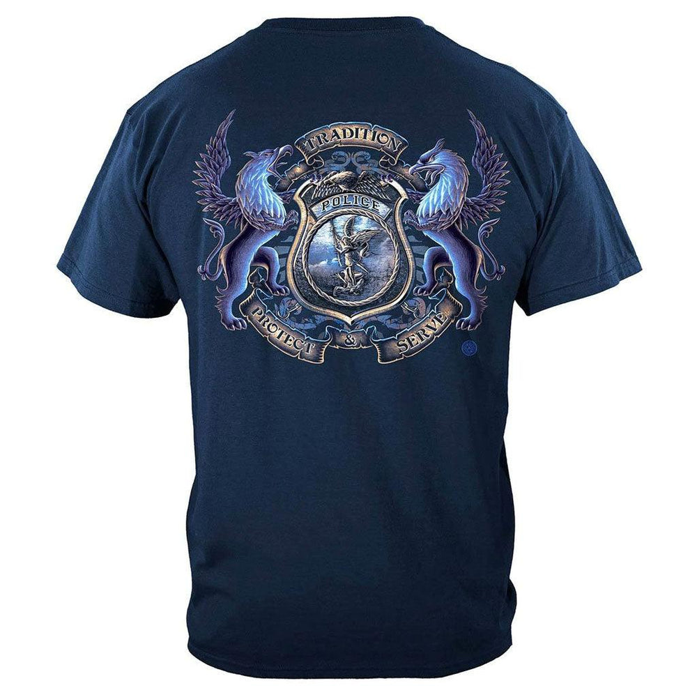 United States Police Coat of Arms Premium T-Shirt - Military Republic