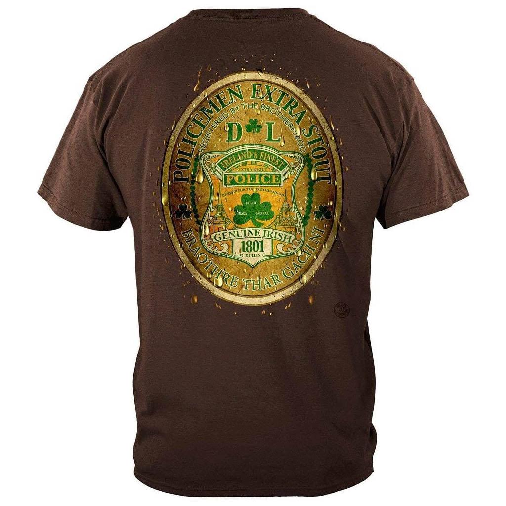 United States Police DL Bottled by Ireland's Irish Finest Police Premium T-Shirt - Military Republic