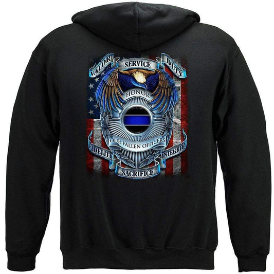 Police Honor Our Heroes Hoodie - Military Republic