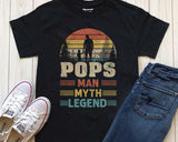 Pops Man Myth Legend T-shirt - Military Republic