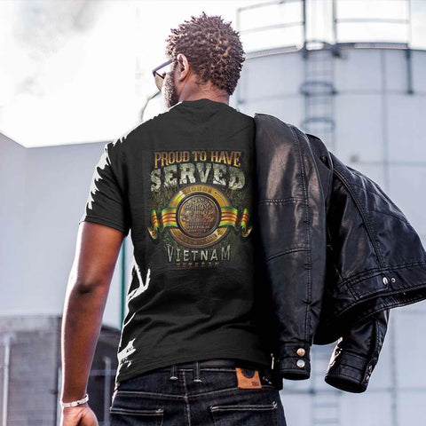 Proud to Have Served Vietnam Veteran T-Shirt - Military Republic