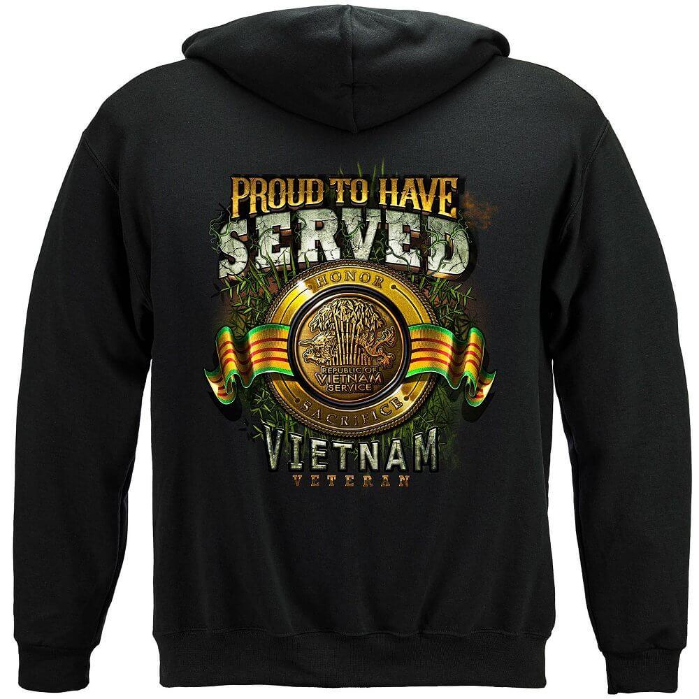 Proud to Have Served Vietnam Veteran Long Sleeve - Military Republic