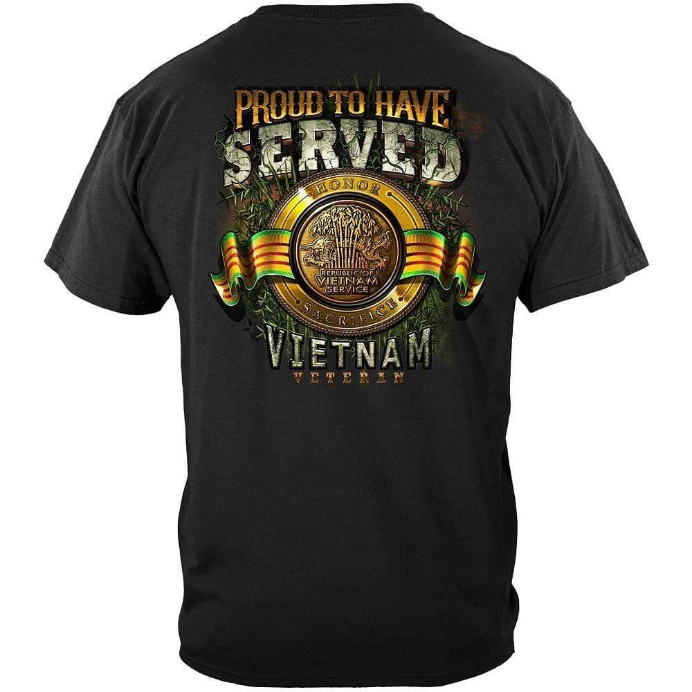 Proud to Have Served Vietnam Veteran T-Shirt - Military Republic