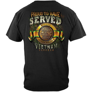 Proud to Have Served Vietnam Veteran Hoodie - Military Republic