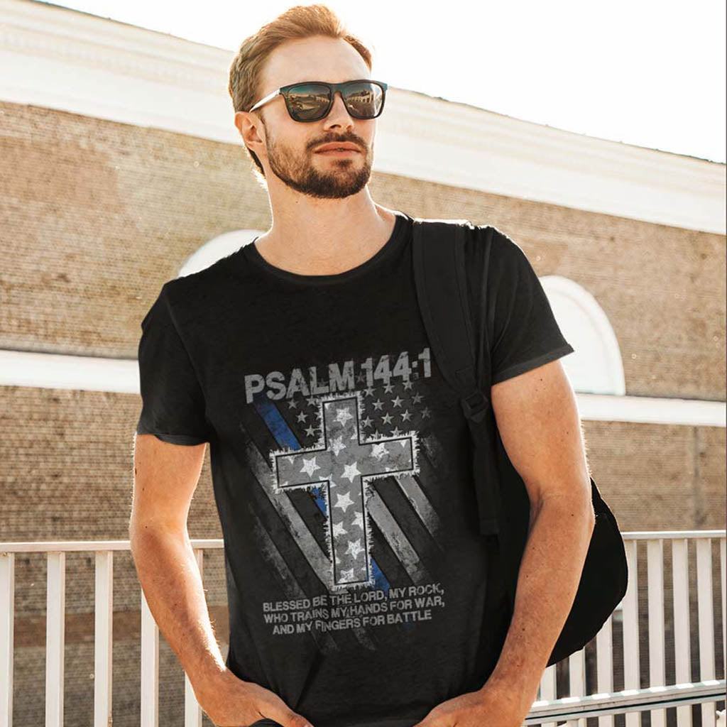 Psalm 144 Law Enforcement T-Shirt
