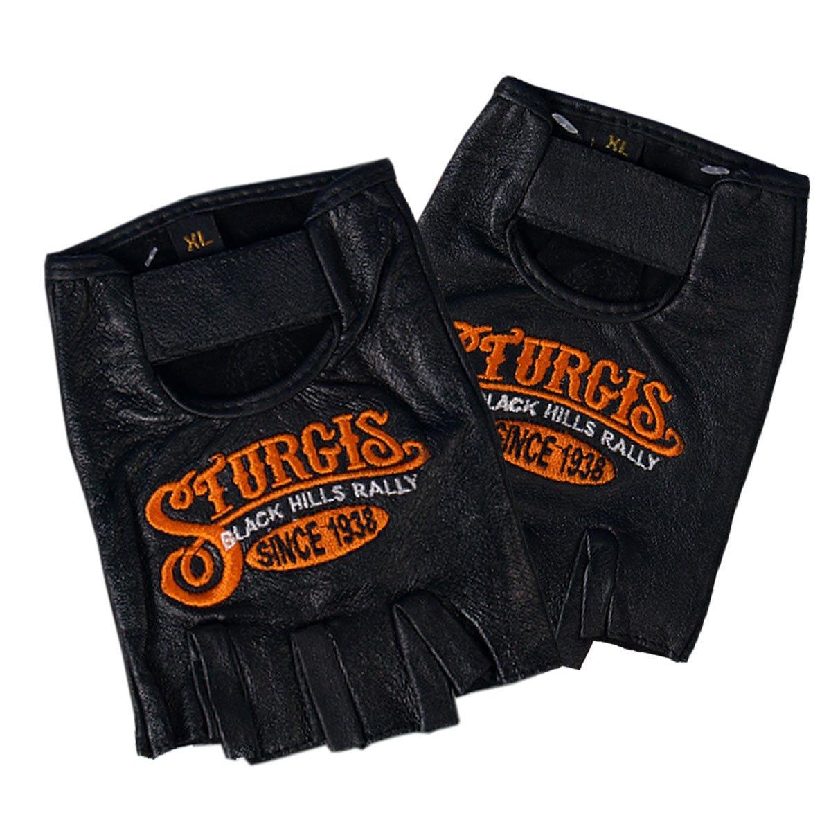 Official Sturgis Motorcycle Rally Sign Fingerless Gloves - Military Republic