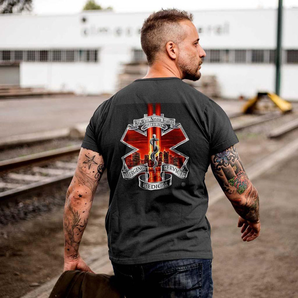 Red High Honors EMS Premium T-Shirt - Military Republic